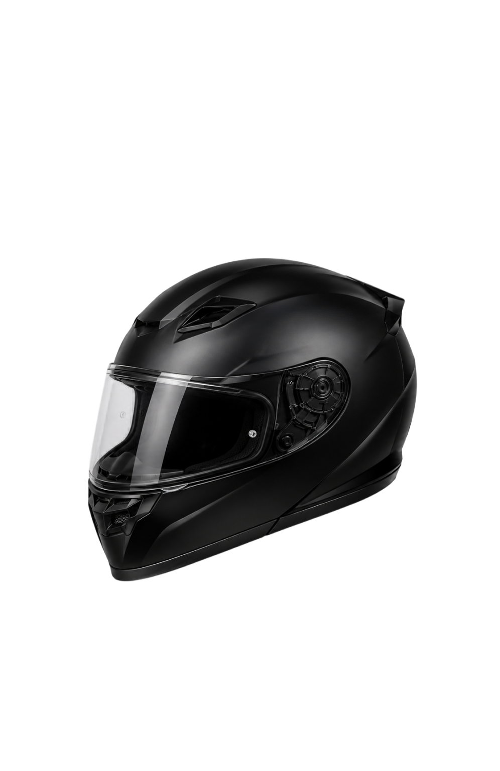 Casco de moto negro seguro de moto